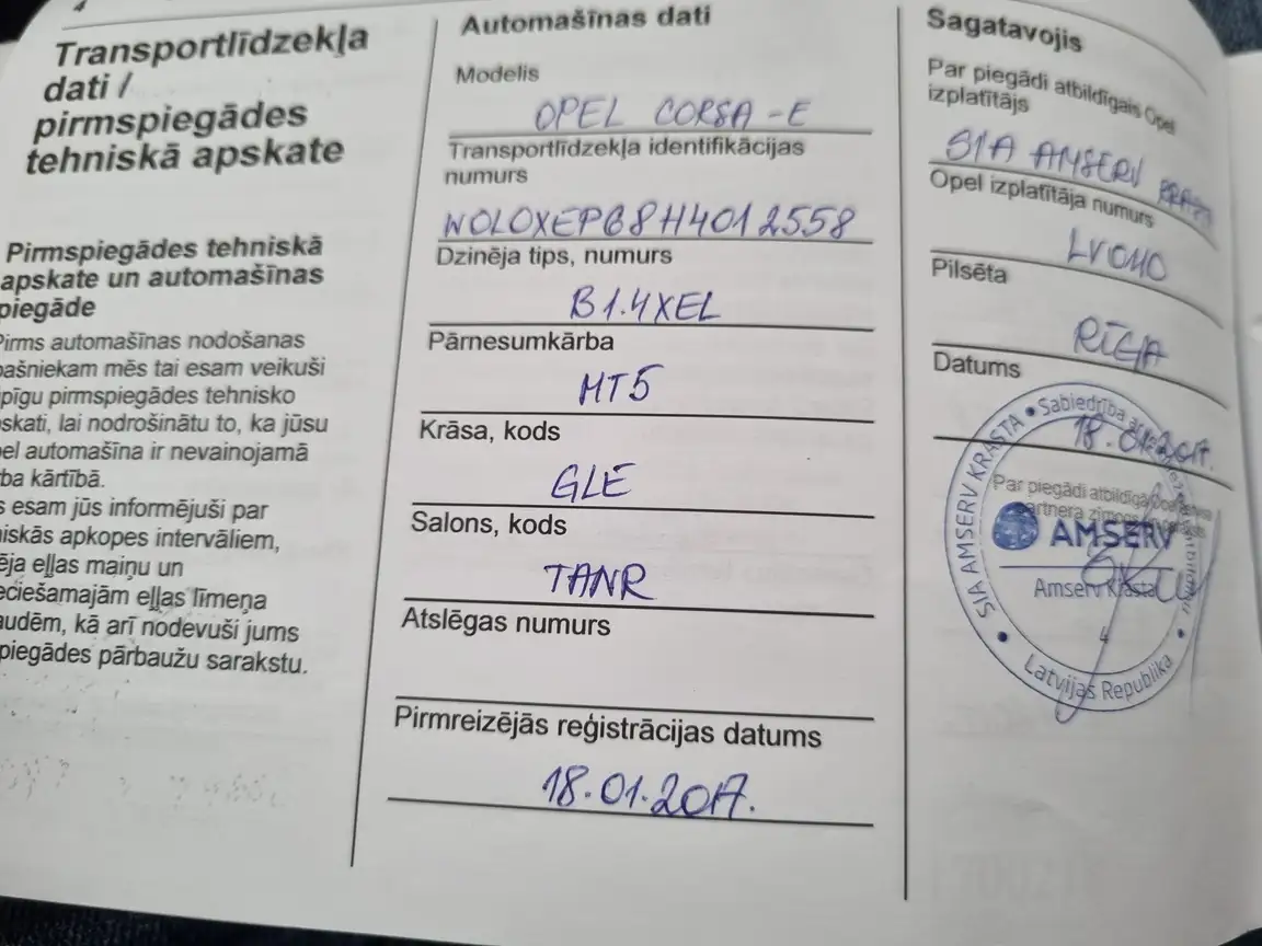 OPEL CORSA